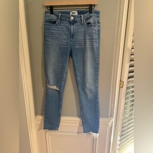 PAIGE Blue Ankle & Cropped Jeans